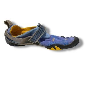 Vibram FiveFingers Sprint Barefoot Running Shoes Blue/Yellow W3664  Size 37